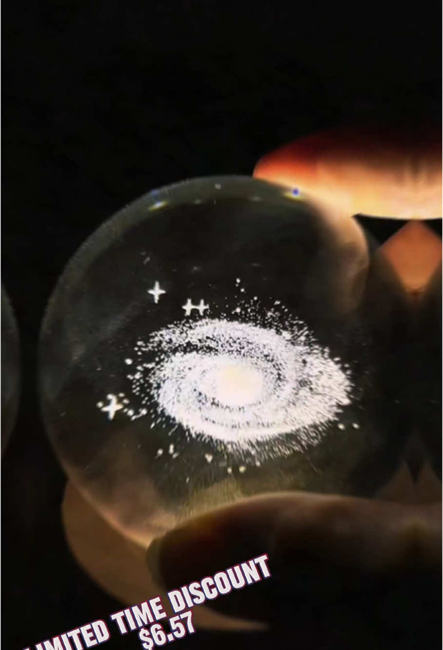 3D Patterned Crystal Ball Night Light