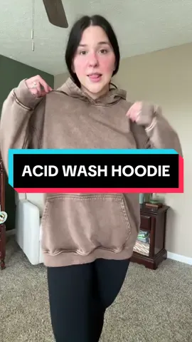 Thick & cozy hoodie perfect for the cold months ahead! Size up 1 for an oversized look like I have! #tiktokshopcybermonday #tiktokshopblackfriday #spotlightfinds #hoodie #hoodieseason #hooideszn #acidswash #acidwashhoodie 