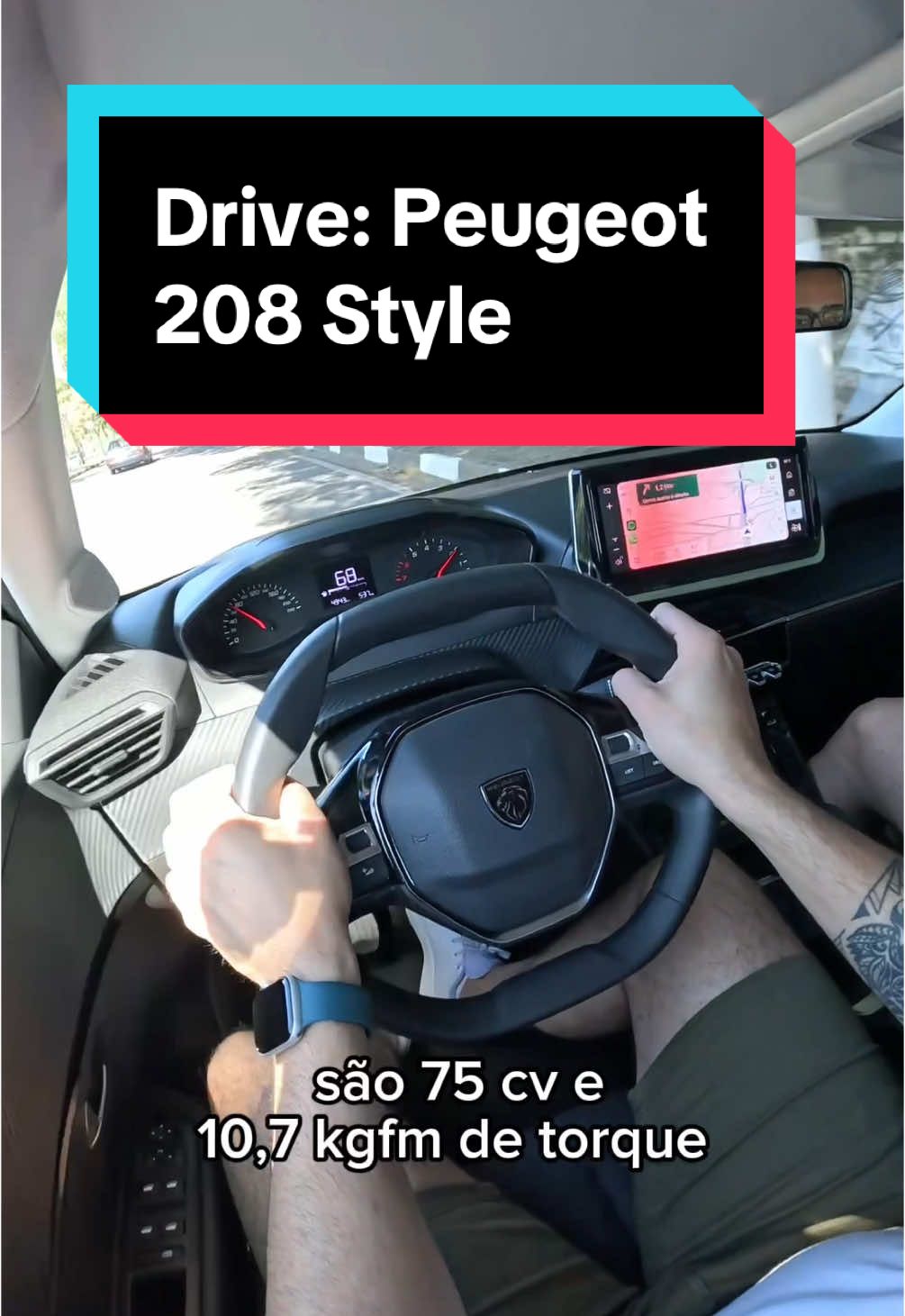 Drive: Peugeot 208 Style Apesar de ser cheio de estilo, será que o Peugeot 208 Style ficou lento demais com motor 1.0 aspirado da Fiat?  #peugeot #208 #peugeot208 #carro #carros #stellantis 
