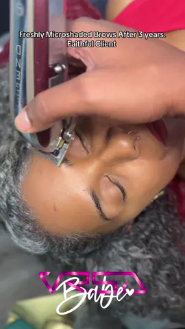 Freshly Micro-shades brows after 3 years. 🔥 #strongwomen #independentwoman #browbabe #beauty #pmubrows #beautiful  #naturalblackwoman #caribbeangirls #africangirl 