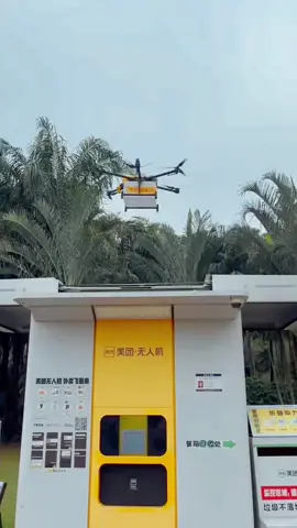Online orders being delivered by drones! Shenzhen truly is the tech capital of the world.  #ShenzhenTech #FutureIsNow #china #work #techtok #shenzhen 