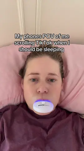 At least I’m whitening my teeth while scrolling #purelywhitedeluxe #athometeethwhitening #teethtok #pearlywhites #tiktokshopcybermonday #tiktokshopblackfriday #SelfCare 