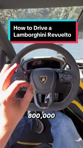 This is how you drive a Lamborghini Revuelto and activate Bar Mode 😂