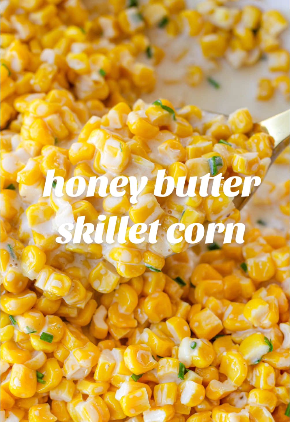 Honey Butter Skillet Corn! 🌽 🍯 This is such a quick and easy side dish that comes together in just 15 minutes or less. SO GOOD!! The full recipe is linked in my profile, or on my blog cookingformysoul.com #cornrecipe #EasyRecipe #thanksgivingdinner #thanksgivingsides #fyp 