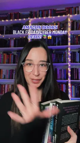 Black Friday & Cyber Monday deals with #AmazonBooks are HERE!📚 #ad #BookTok #books #reading #bookshopping #blackfriday #cybermonday #bookhaul #sydneyyybooks 