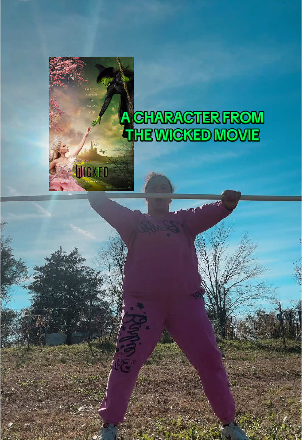 Yes, even at 31 I’m just messing around at the farm while also helping my mom pick the veggies😅😂 some things don’t ever change lol #Wicked #wickedmovie #mulan #disneysmulan #makeamanoutofyou #whatisthisfeeling 