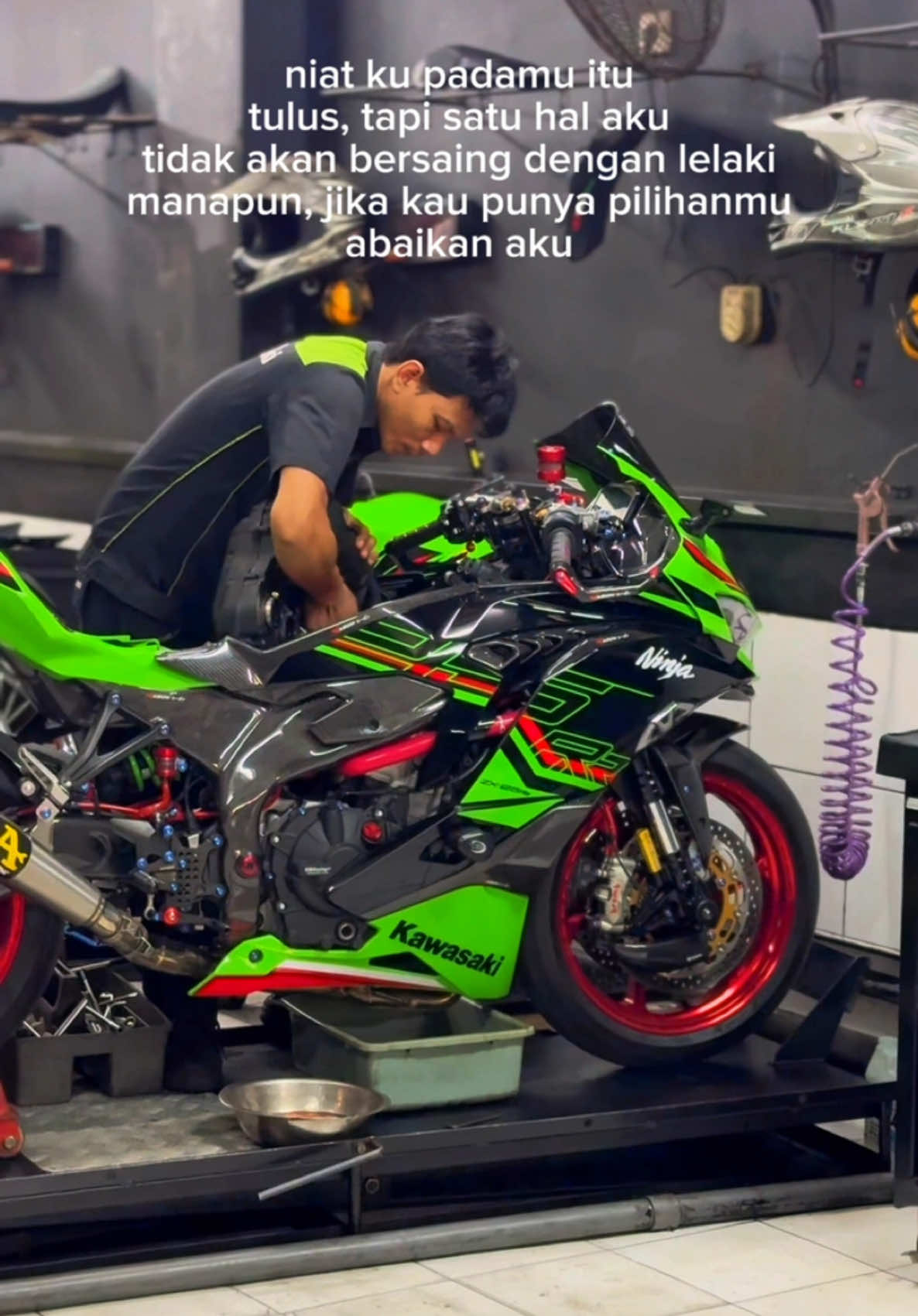 aku tidak akan memaksakan jika itu menjadi pilihan utamamu☺️#zx25rindonesia #zx25r #zxmodifikasi #zx25rmodifikasi #zx25r4cylinder #fypシ゚viral #papajack 