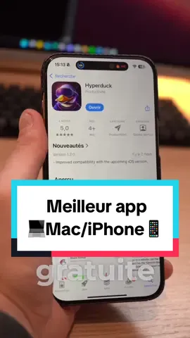 😍Appli coup de coeur😍 Hyperduck est une application pour Mac et iPhone qui vous permet d’envoyer facilement des liens de l’un vers l’autre de façon à ce qu’il s’affiche dès l’ouverture du Mac ! #Mac #iPhone #AstucesiPhone #iPhoneAstuce #iPhoneTips #macbookpro 