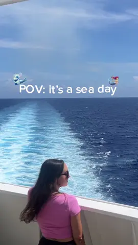 We love a sea day 🌊 #shiplife #cruiseshipcrew 