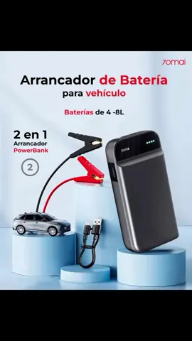 Arrancador de Batería 😎  #xiaomi #auto #vehiculos #bateria #gasolina #diesel #tendencia #parati #bolivia🇧🇴 