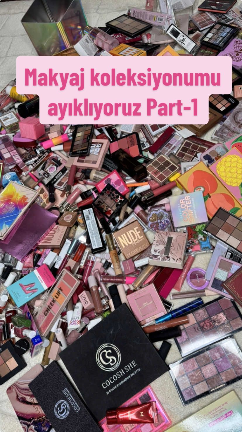 Makyaj koleksiyonumu ayıklıyoruz serine başlıyorum 🌸 2. Partta hangi kategori gelsin ?    #sephora #gratis #watsons #eveshop #rossmann #makyaj #makyajvideoları #makyajmalzemeleri #fentybeauty #rarebeauty #hudabeauty #tartecosmetics #maybelline #flormar #note #avon #lorealparis #missha #paden #tarte #toofaced #natashadenona #sephorahaul #revolution #mac #maccosmetics  @sephoraturkiye @maccosmetics @Fenty Beauty @Huda Beauty @Rare Beauty 