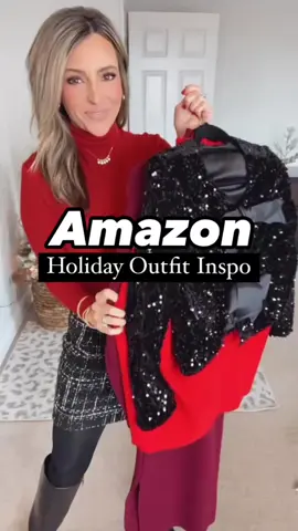 Holiday looks for your next christmas event. Exact items are pinned in comment section  blue button “Related Products” #holidayoutfits #blackfridaysale 