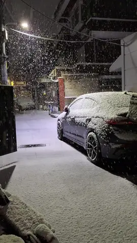 Tuyết đầu mùa ❄️☃️ #seoul