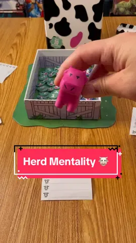 An Amooseing Party Game 🐮 Herd mentality is a party game where you have to think like everyone else. Slip up once, and you might end up with the Pink Cow! Yöu can find this party game Online(in bio as well) or on tiktokshop!  This game was created by @Big Potato Games #GameNight #partygames #boardgames This video is Sponsored 🥳🐄 
