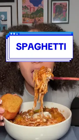 Spaghetti!!! #food #mukbang #eating #homemade #spaghetti #dinner 
