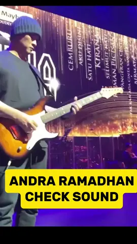 Mas andra check sound gitar #andraramadhan 