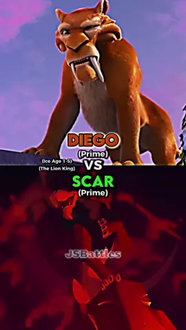 Diego vs Scar #diego #iceage #scar #lionking #blueskystudios #disney #edits #battle #fyp #fy #jsbattles 