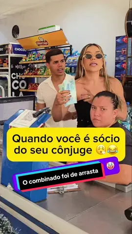 O combinado nao durou muito nao ein , por ai tbm é assim ?😂😂😂😂 #supermercado #casaltiktok #adega #casalcomedia #casalquetrabalhajunto #conveniencia #atendimentoaopublico #mercadinho #empresarios #atendimentoaocliente 