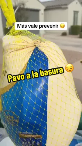 Pavo arruinado 😔 #pavo #turkey #thabksgiving #butterballturkey #butterball 
