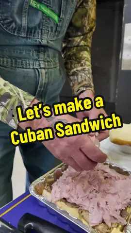 Let’s make a cuban sandwich. #cubansandwich #FoodTok #whatwecookedtoday #blueplate 
