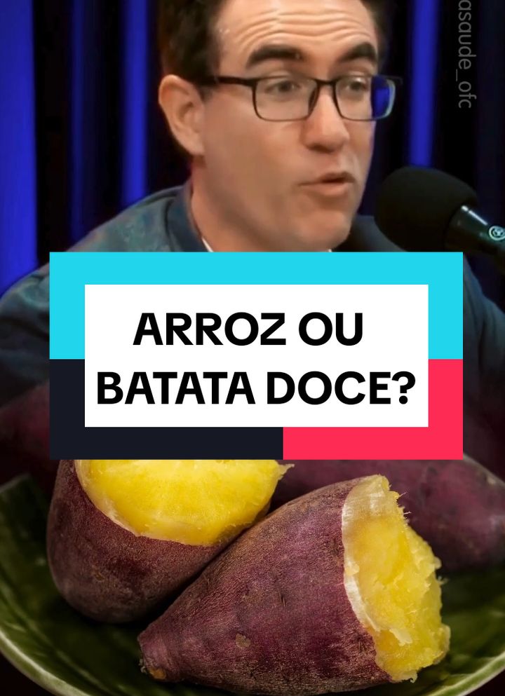 ARROZ ou BATATA DOCE? ▶️ Dr. Tiago Rocha no TG PODCAST EP 213! #saude #saudavel #emagrecimento #arroz #batatadoce #emagrecercomsaude 