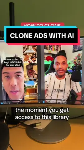Does this take copying competitors to a whole new level? 😬  #ai #aivideo #aiavatar #aiinfluencer #facebookads 