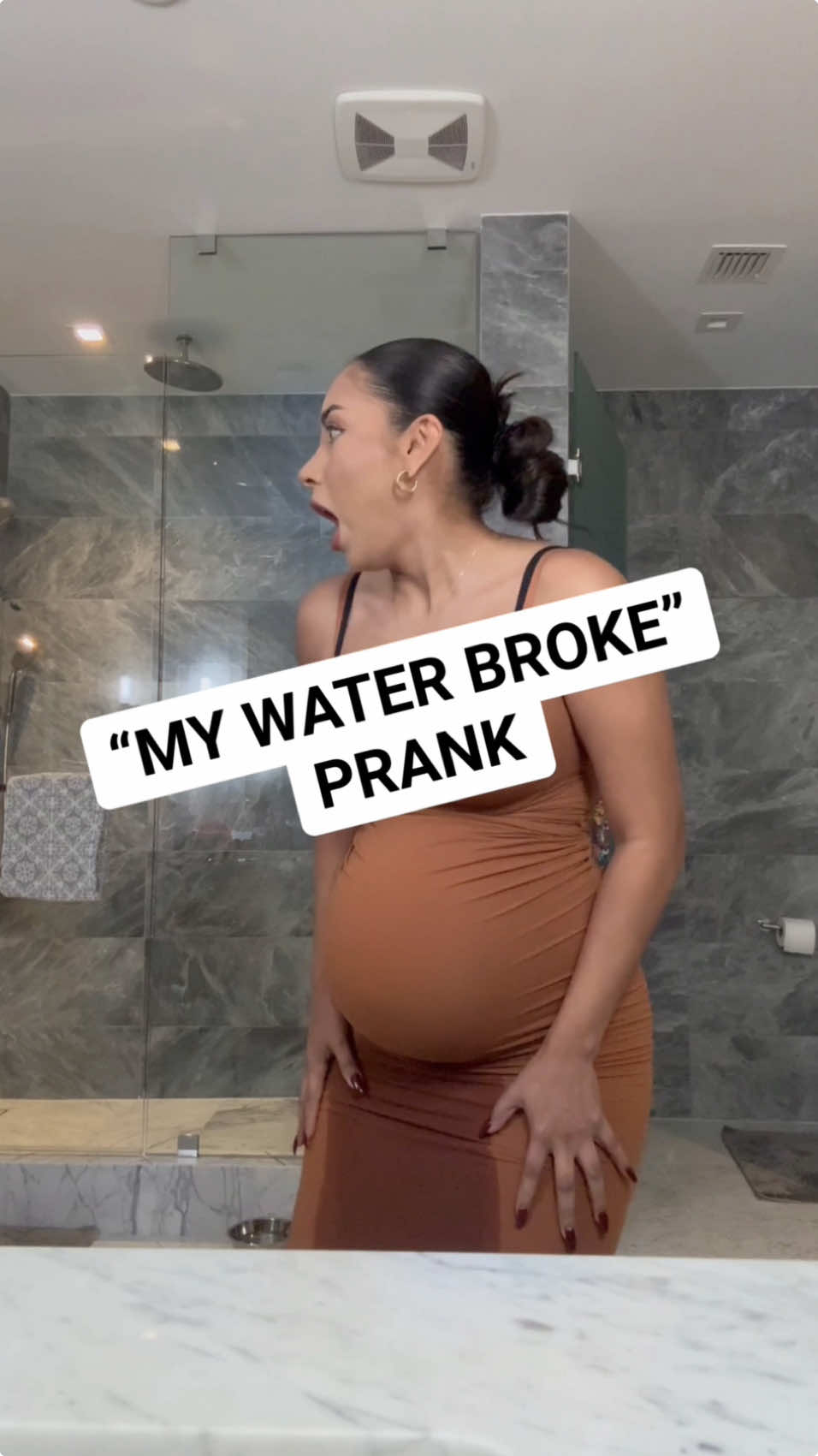 almost lost our cool there @Kat  #pov #pregnant #relatable #momlife #prank 