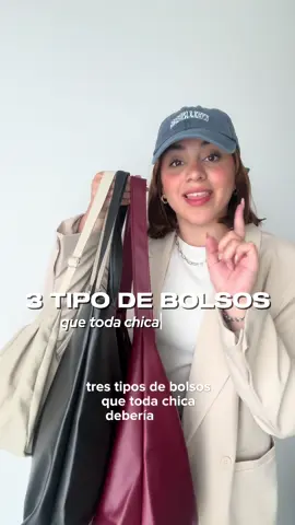 3 tipos de bolsos que toda chica deberia tener 🎀✨💗  #girls #tendencia #bolsos #bolsosycarteras #emprendimiento #viralvideos #paratiiiiiiiiiiiiiiiiiiiiiiiiiiiiiii #parati 