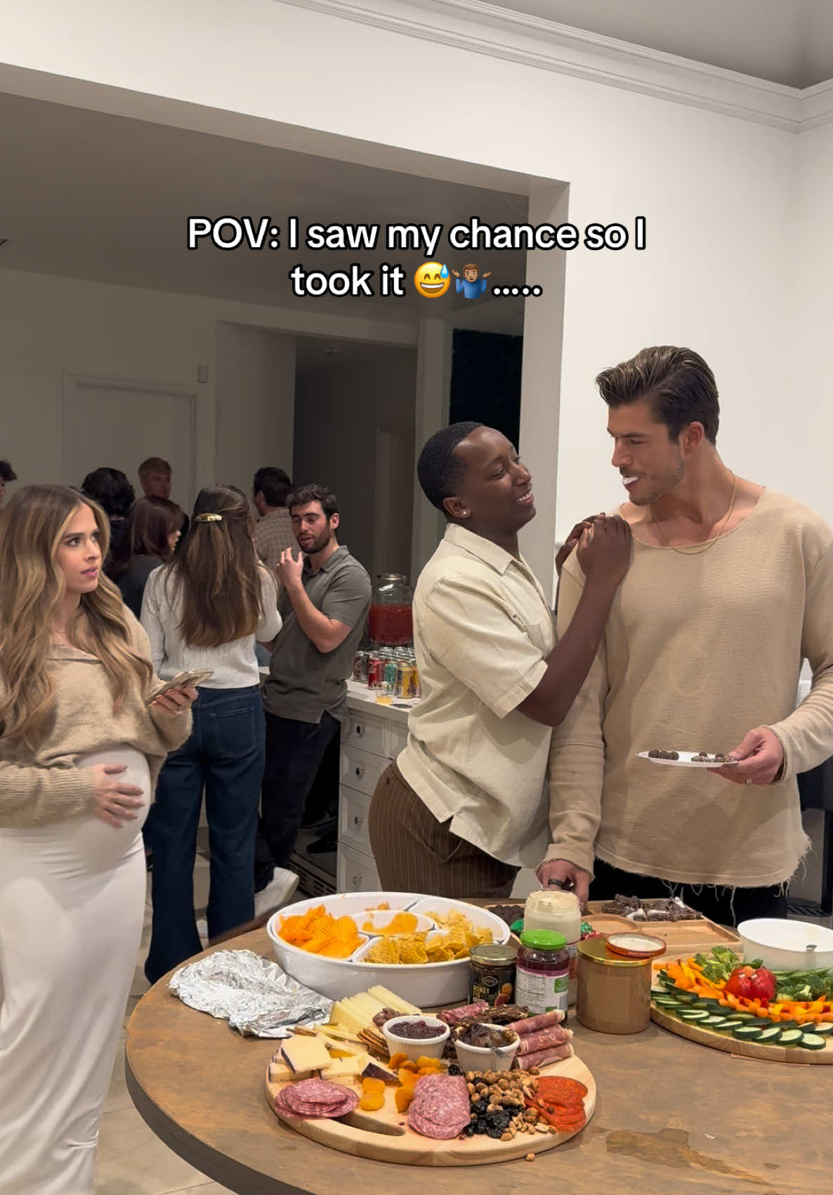 Welp i tried to take my chance with@Chase Mattson and @Kelianne tried to take me out , pregant and all it wasn’t stopping her lol