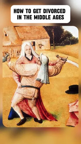 How to get divorced in the Middle Ages.#fypツ #retro #historytok #nostalgie #curiosity #curious #medieval #middleages