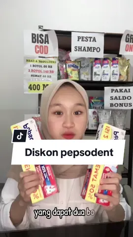 Pepsodent ukuran besar di harga 45 ribuan saja #rangersmart #belanjatiktok #happyshopping #pepsodent #diskontiktokshop 
