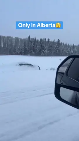 Thats crazy 😭💨  #alberta #snow #snowmobile #cars #automobiles #audi #edmonton 