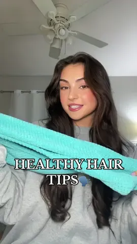 EASY ways to keep hair HEALTHY🗣️💆🏻‍♀️✨ @Tangle Teezer US brush & all products are in myBI0 in “HAIR CARE”<333  #healthyhairtips #hairtok #tangleteezerpartner #healthyhaircare 