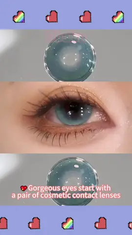 Ang fashion na trend ng mga contact lens, nangunguna sa fashion ng mga mata.#contactlenses #celebrity #fashion #alluring #magical 