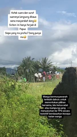 Sistem ini pertama kali diberlakukan di Pemilu 2004 di 16 kabupaten yang berada di Provinsi Papua #pemiluserentak2024  #papua #sistemnoken #golput #masyarakatnusantara 