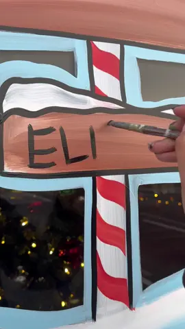 A more traditional Christmas window painting for Broadway Family Pharmacy!  Paint used: latex any brand (other countries may call it acrylic or emulsion paint) Brushes used: @zibrapainting round brush and you can buy it right in the link in my bio. Discount code LACEY10 for 10% off Black outline paint: @novacolorpaint Carbon Black  #windowpainting #windowart #windowartist #satisfying #christmaswindows #fayettevillenc #veteranownedbusiness