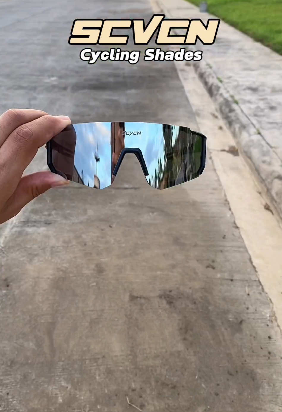 SCVCN  CYCLING SHADES #scvcn #scvcncyclingshades #sunglasses #scvcnsunglases #scvcnshades #kapvoe #kapvoeglasses #kapvoecyclingshades #mursean #siklistangtiktoker 