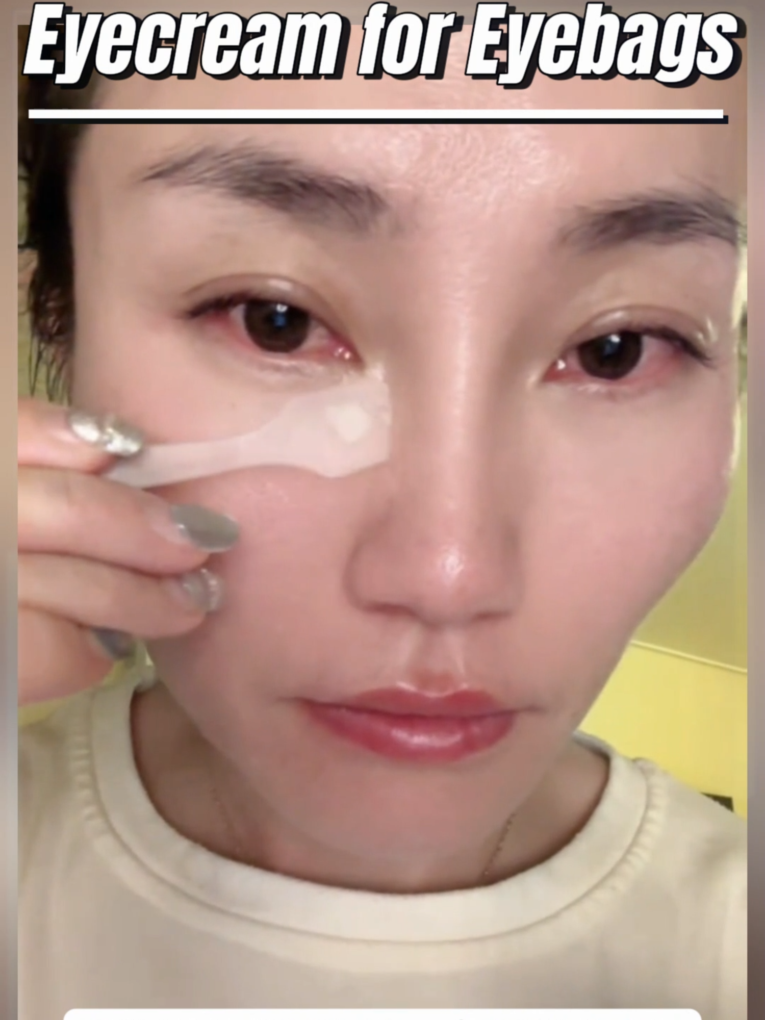 眼袋隐形霜真的谁用谁震惊！眼袋不见了！ 黑眼圈去哪了？ #眼霜#黑眼圈#眼纹#眼袋#tiktoksg#fyp#singaporetiktok#beauty#skincare#eyecream#darkcircles#drmelaxin#TikTokShopBlackFriday