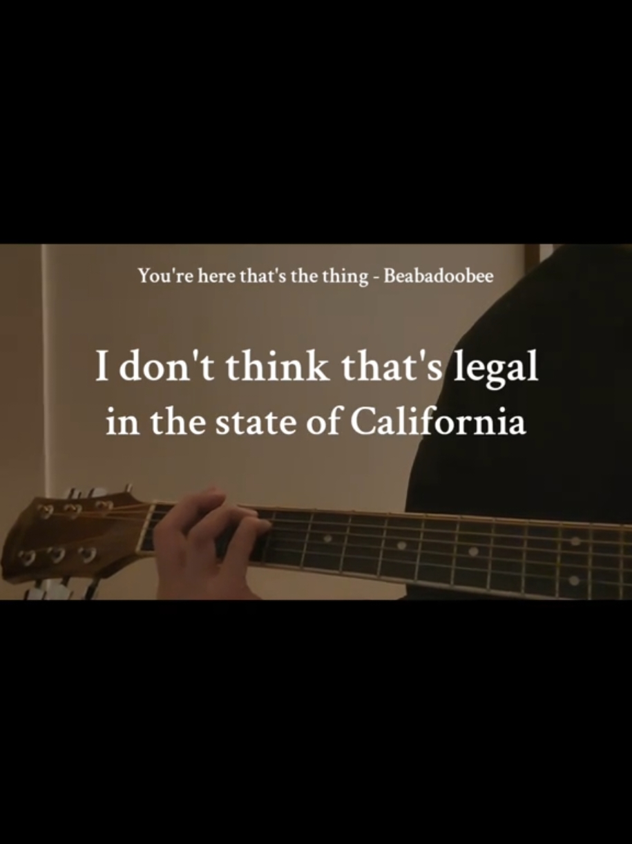 I redid it | You're here that's the thing - @Beabadoobee #cover #youreherethatsthething #beabadoobee 