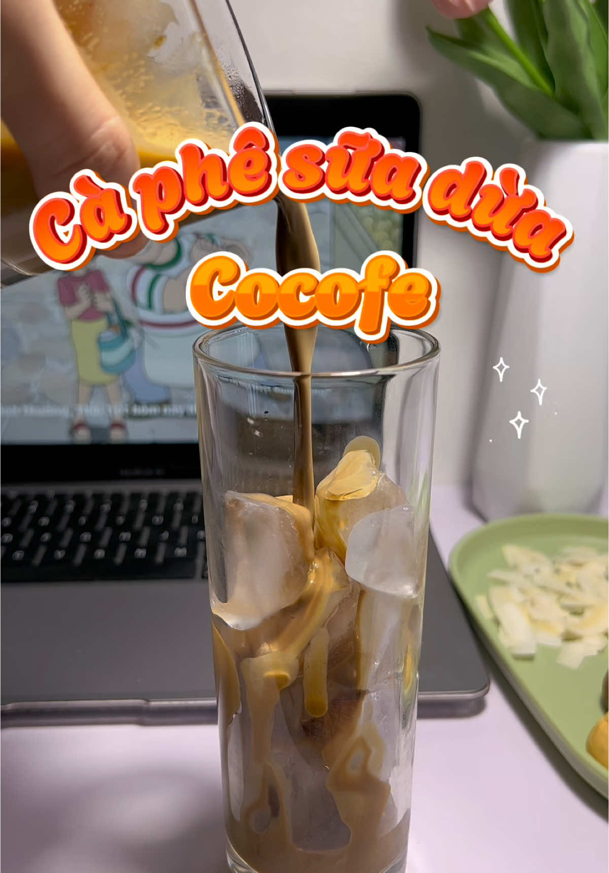 Ai mê cà phê sữa dừa giống tui khôngg #caphesuadua #caphedua #cocofe #rexsun #cafedua #caphedua #caphesua #banmegold #honeecoffee #caphe 