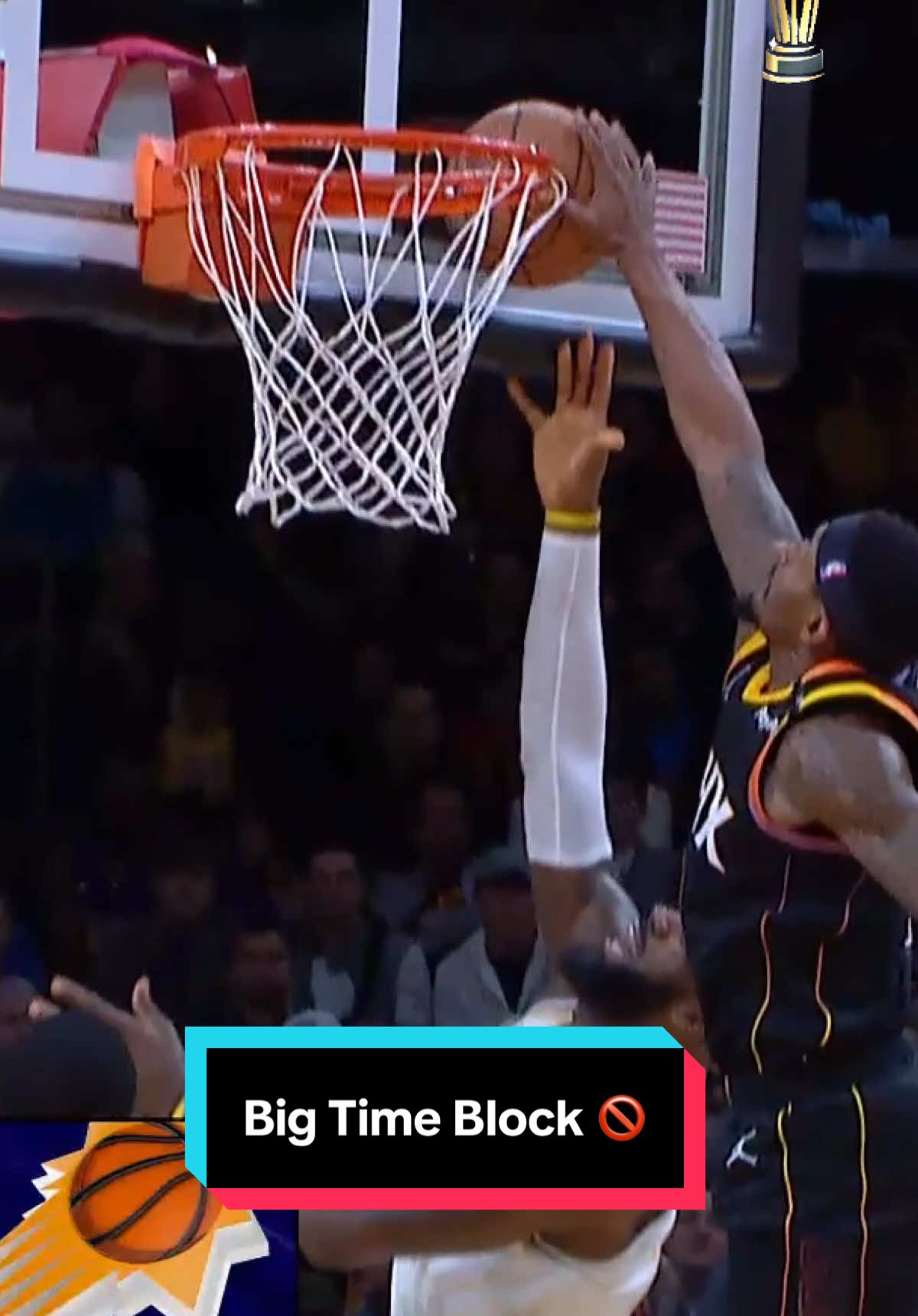 🏆 Beal swoops in for the rejection 🏆 #NBA #NBAHighlights #Basketball #BradleyBeal #PhoenixSuns 
