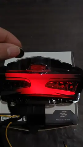 Lampu stoplamp RGB aerox 155 old magnet mika smoke