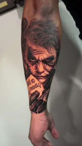 #lacasadetinta #vatattooartist #dmvtattoos #dmvartist #virginiatattoos #alexandriatattoos #dmvtatts #virginiatattoos #texturetattoos #heathledgerjoker #jokertattoo #jokermovie #batmanjokertattoo #batmantattoo   #heathledgerjoker # #heathledgerjokertattoo #hahahatattoo 