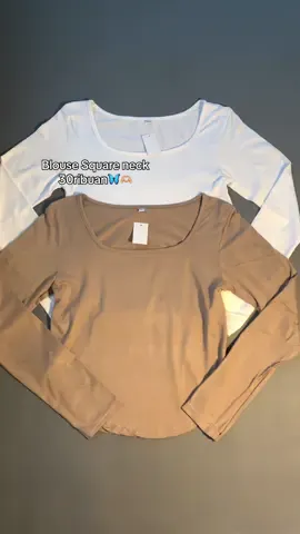 #squarenecklongsleeve #squarenecktop #atasanwanita #longsleeve #croplenganpanjang 