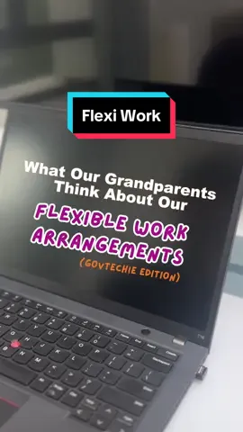 Send this to your family who thinks you’re using #WFH to take naps     #TikTokSG #GrandparentsDay #FlexibleWork #InsideGovTech #GovTechSG 
