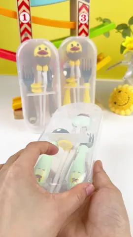 3 in 1 Set alat makan kartun anakSumpit Pelatihan Bayi Stainless Steel+ Sendok + Garpu Set/ PeralatanMakan Pelengkap Anak#set sendokmakan bayi## lengkapsendok garpudan sumpit#sumpit#karakter#murahbanget#murahbangett