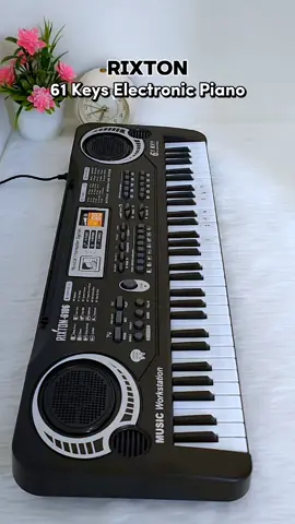 61 Keys Electronic Piano for music lovers. Perfect for beginners and perfect gift for your kids ❤️ #piano #keyboard #pianokeyboard #electronickeyboardpiano #pianotoysforkids #10000reasons #10000reasonspiano #61keyskeyboard #rixton #rixtonmusic 