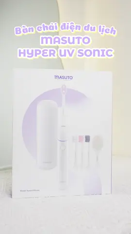 Hướng dẫn sử dung bàn chải điện Masuto có tia UV khử khuẩn, đánh tới đâu sạch tới đó, chăm sóc răng miệng rất tốt, tiện lợi khi mang đi du lịch 🫶🏻 #masuto #banchaidien #banchaidienmasuto  #chamsocrangmiengtainha