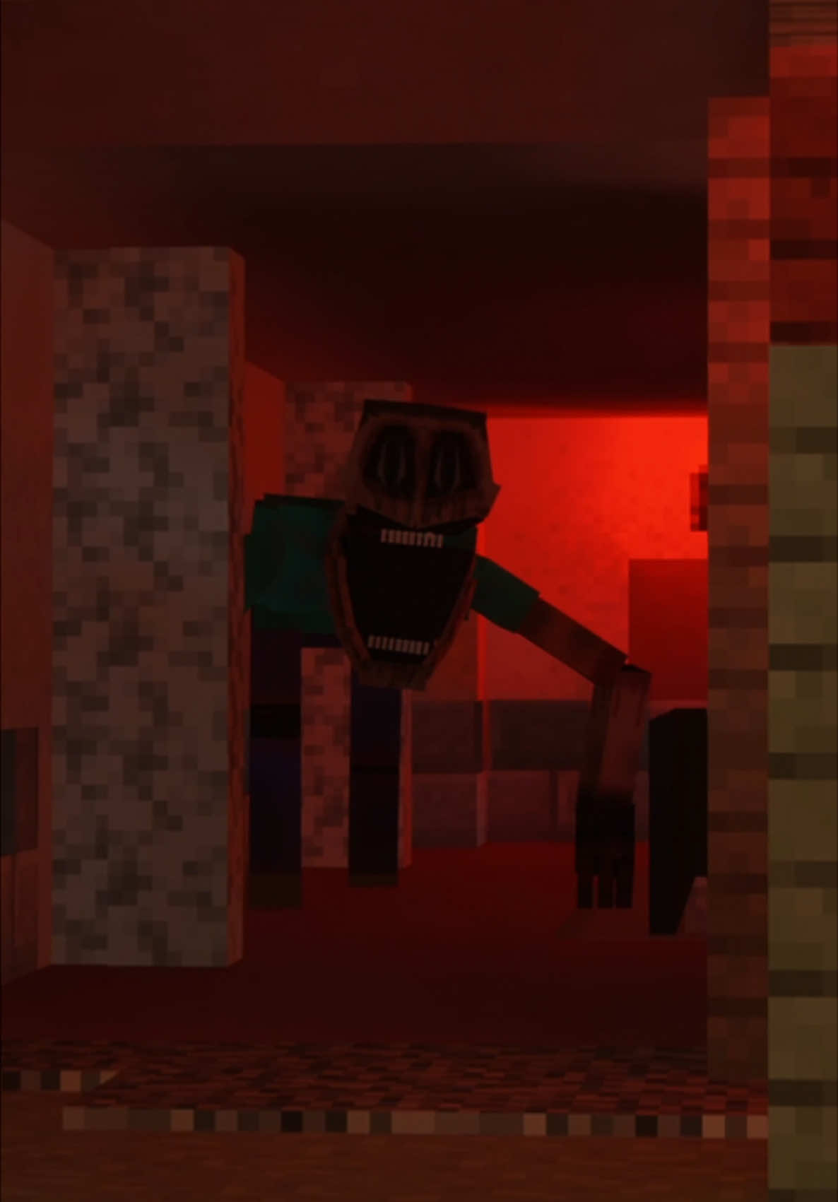 Самый жуткий мод для Майнкрафта! Ссылка на мод в моем  тгк) #майнкрафт #mine #mod #horror #scary #моды 