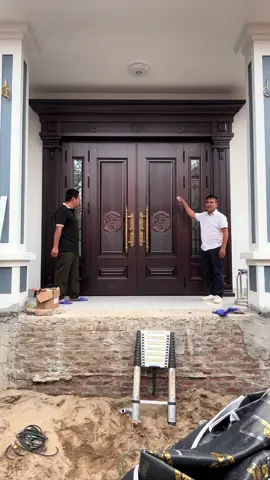 Bộ cửa chính 4 cánh cao cấp #xuhuong #cuathep #cuanhom #cuanhomduc 